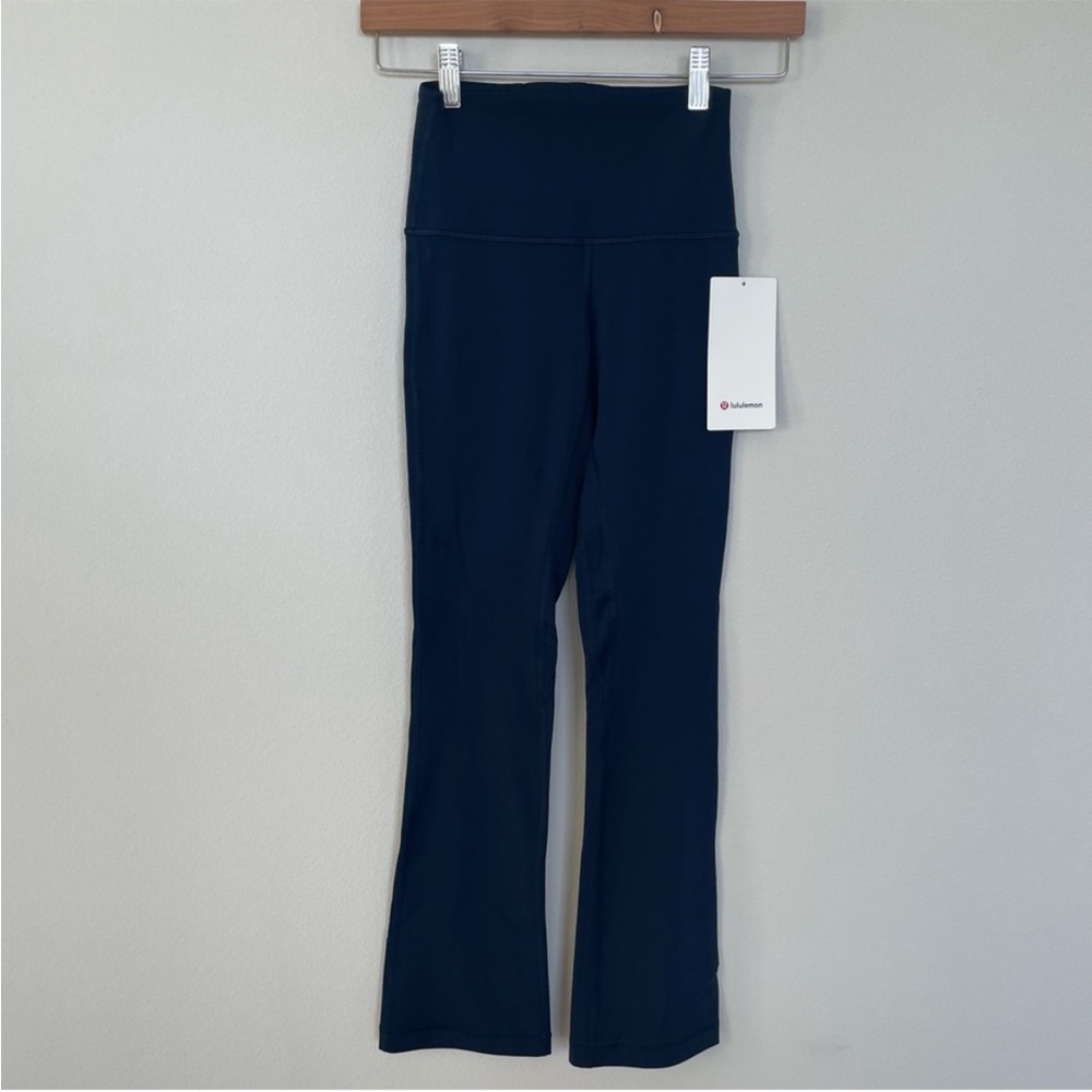 NWT Lululemon Align High-Rise Mini-Flared Pant 32” True Navy Size 4 - Picture 2 of 8